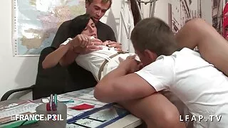 Šviesūs Gauna Du Gaidžiai Oslas Karšto Orgija kaime